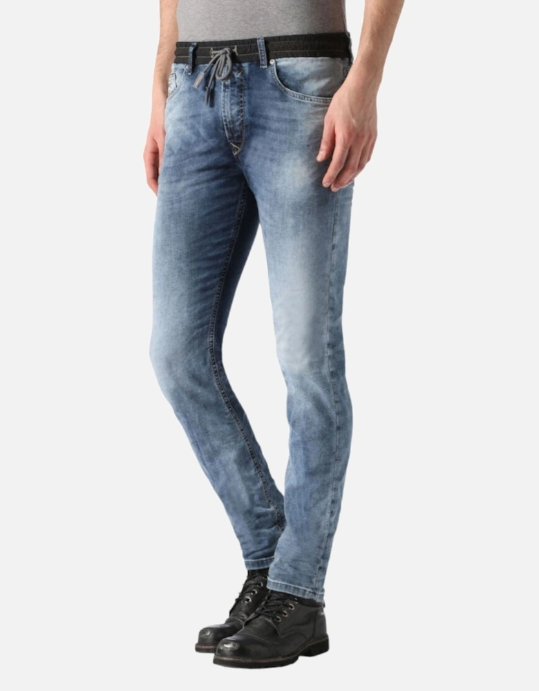 WAYKEE BN NE 0672A Mens Denim Jogg Jeans Italy Stretch Regular Straight