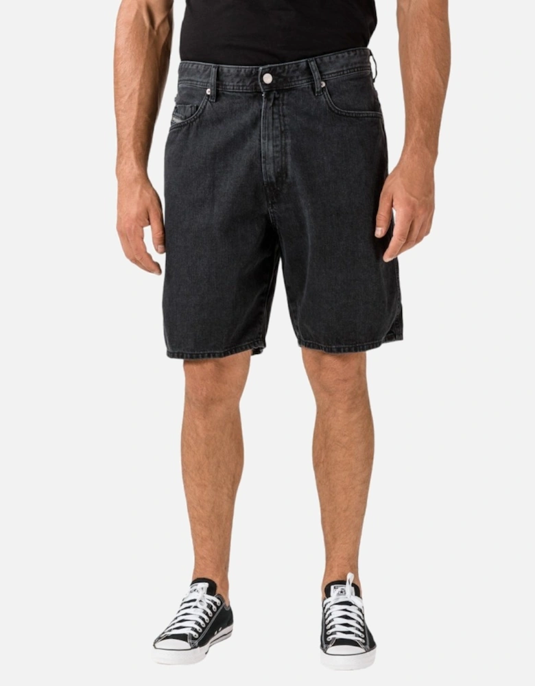 D WILLOH Mens Shorts Denim Jeans Summer Casual Cotton Beachwear Loose Fit