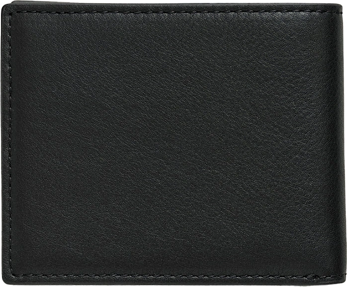 Leather Bifold Wallet, Black