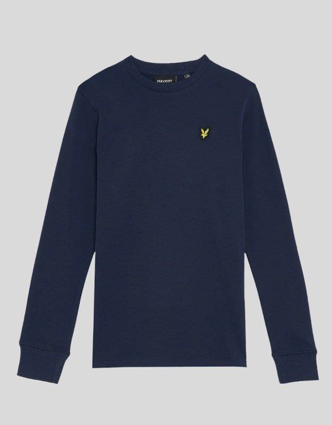 Lyle And Scott Boys Navy  Long Sleeve Cotton T-Shirt - Size 10 Years/11 Years Kids