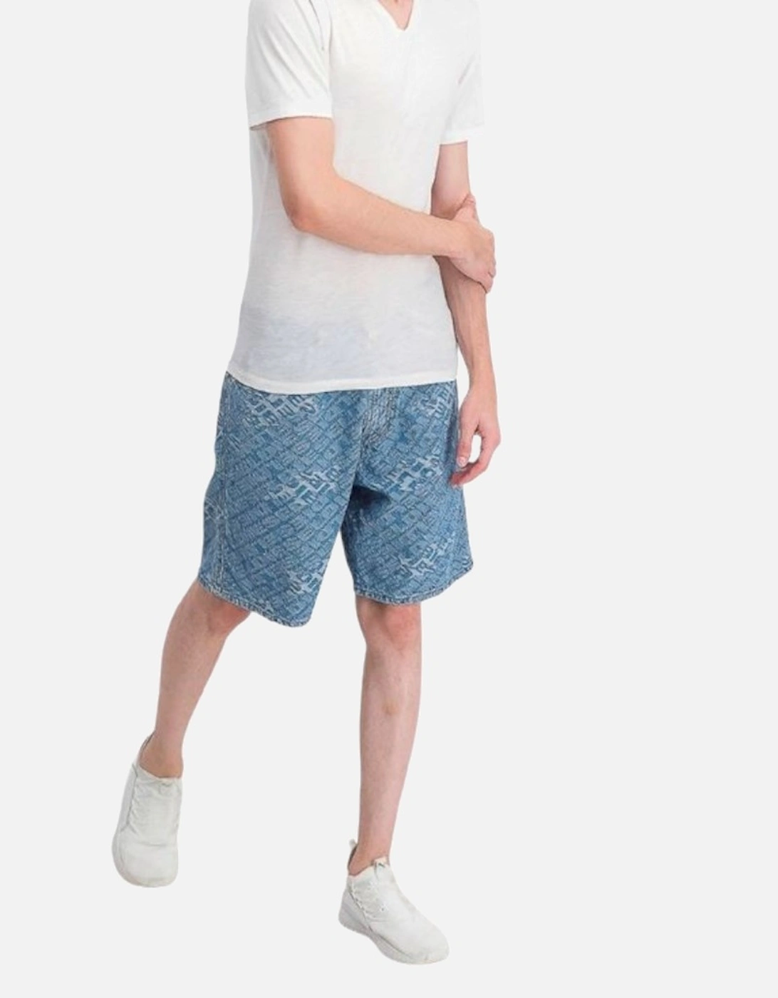 D WILLOH 084WW Mens Shorts Denim Jeans