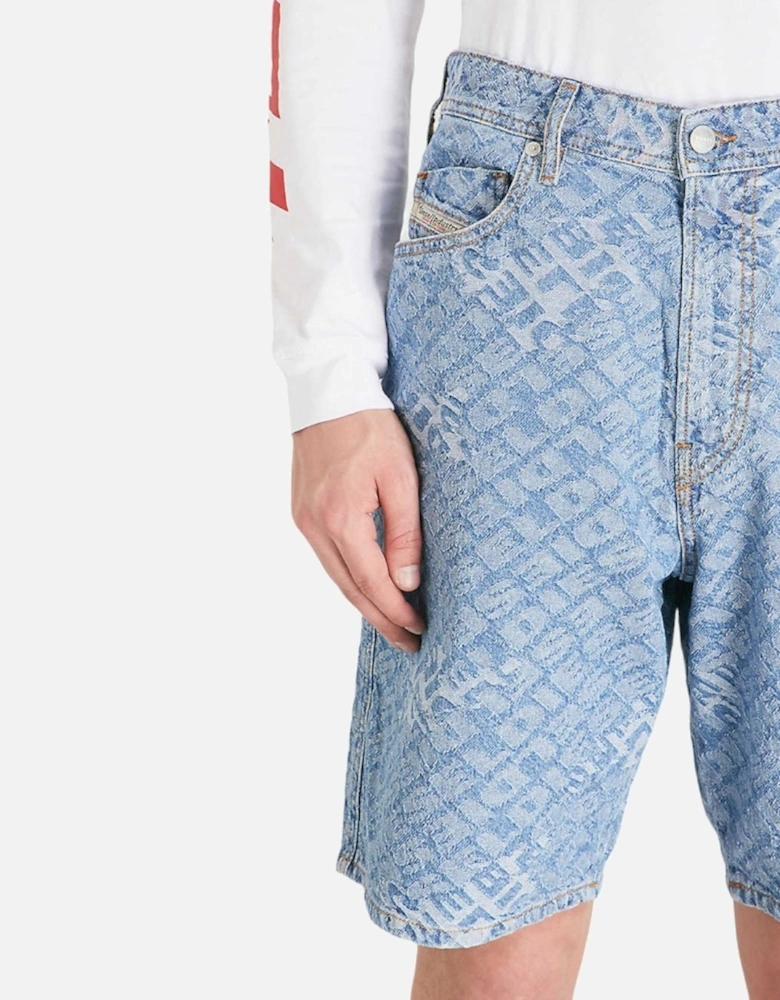 D WILLOH 084WW Mens Shorts Denim Jeans