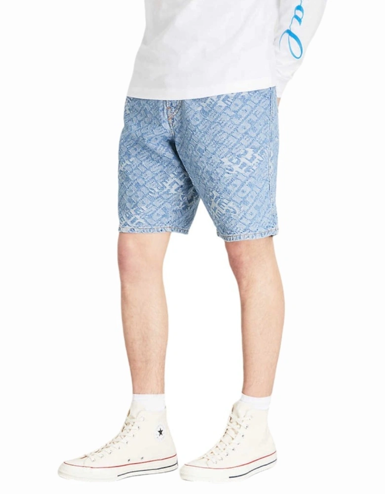 D WILLOH 084WW Mens Shorts Denim Jeans