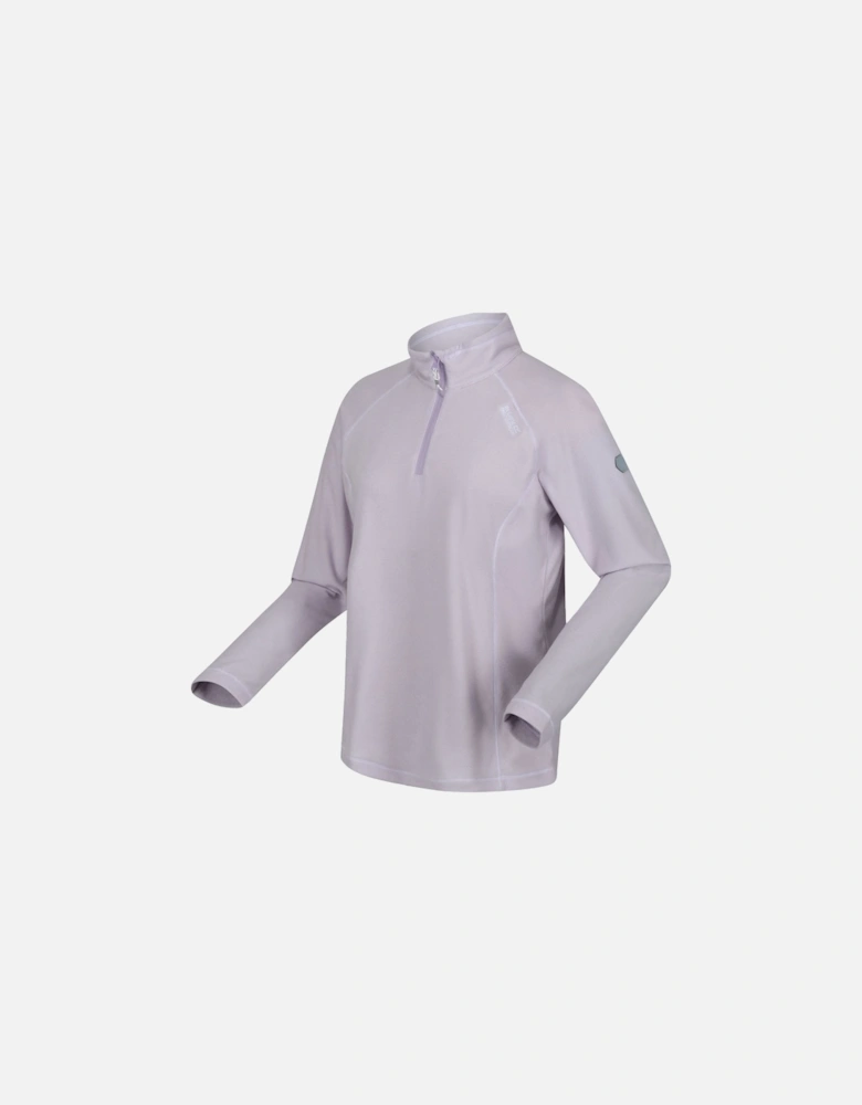 Womens Montes Half Zip Lightweight Microfleece Top