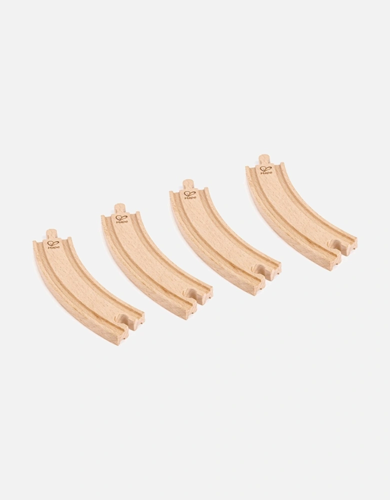 Toynamics 4pcs Long Curved Tracks