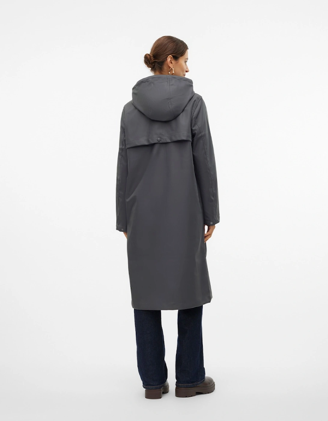 Women's Malou Coated Coat Asphalt