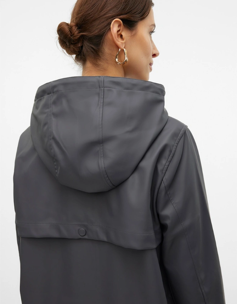 Women's Malou Coated Coat Asphalt