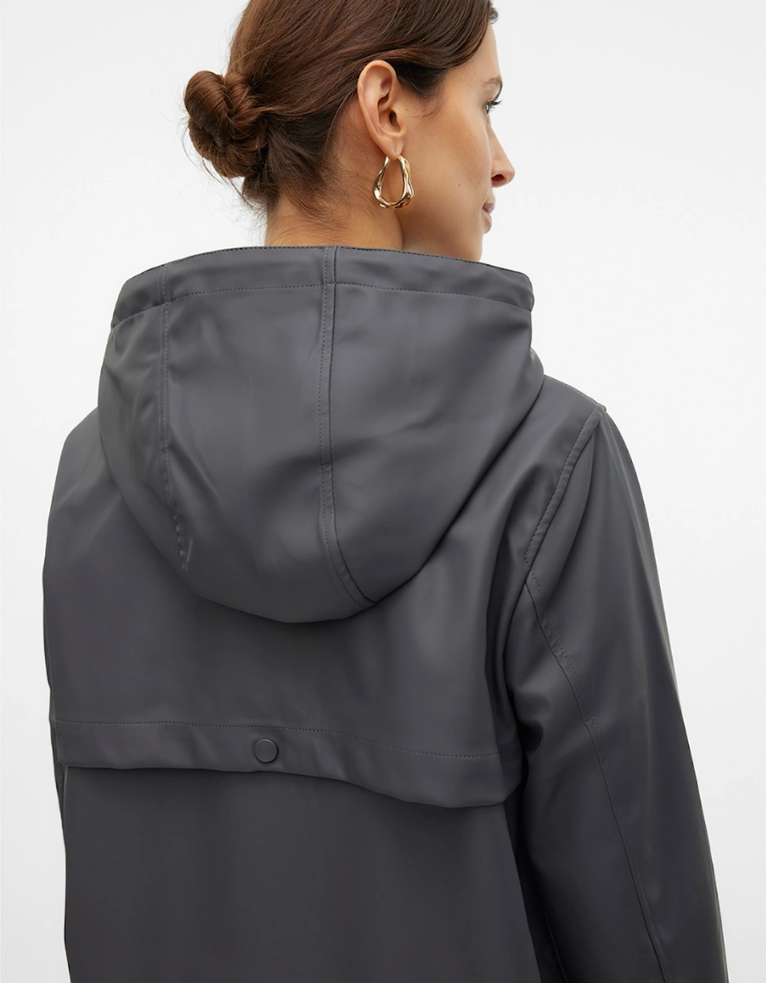 Women's Malou Coated Coat Asphalt