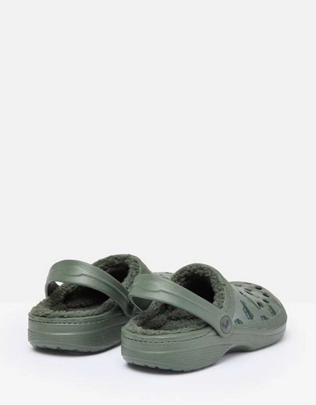 Boy's Winter Poole Clogs Khaki Green