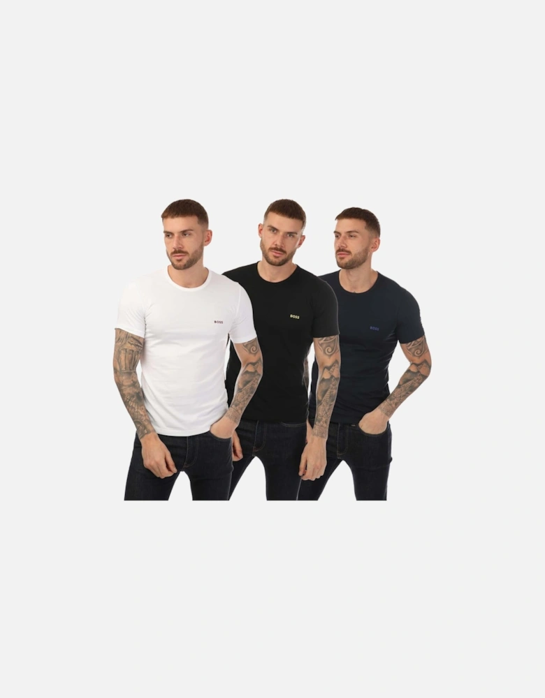 Mens 3 Pack Underwear Logo T-Shirt