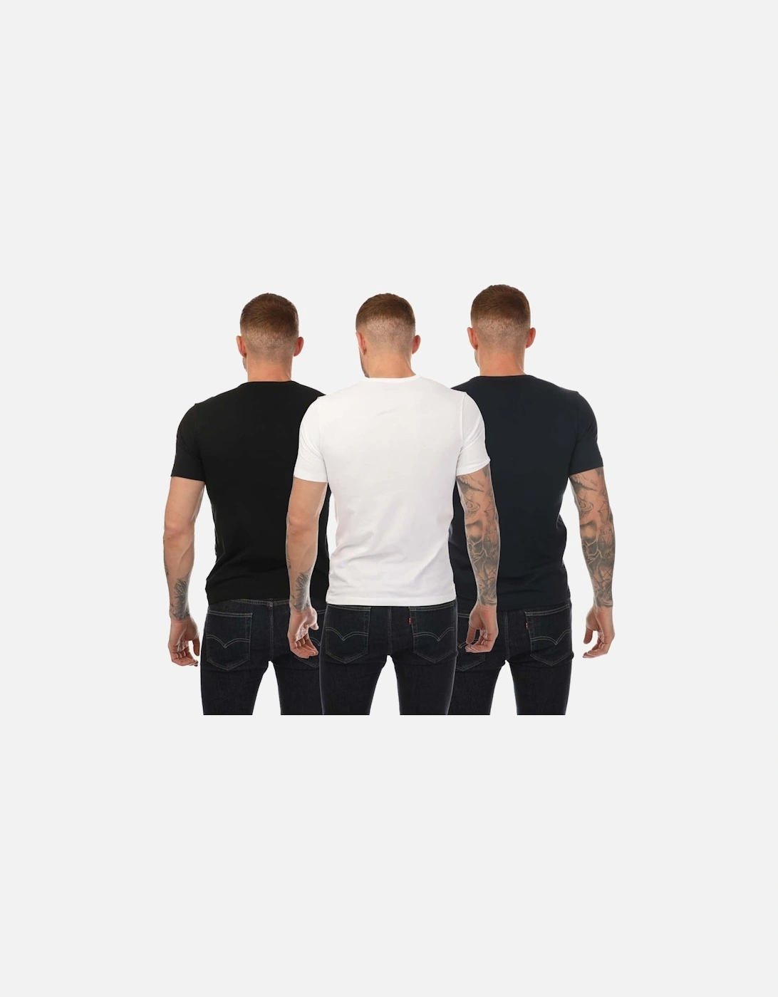 Mens 3 Pack Underwear Logo T-Shirt