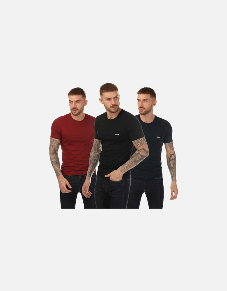 Mens 3 Pack Underwear Logo T-Shirt