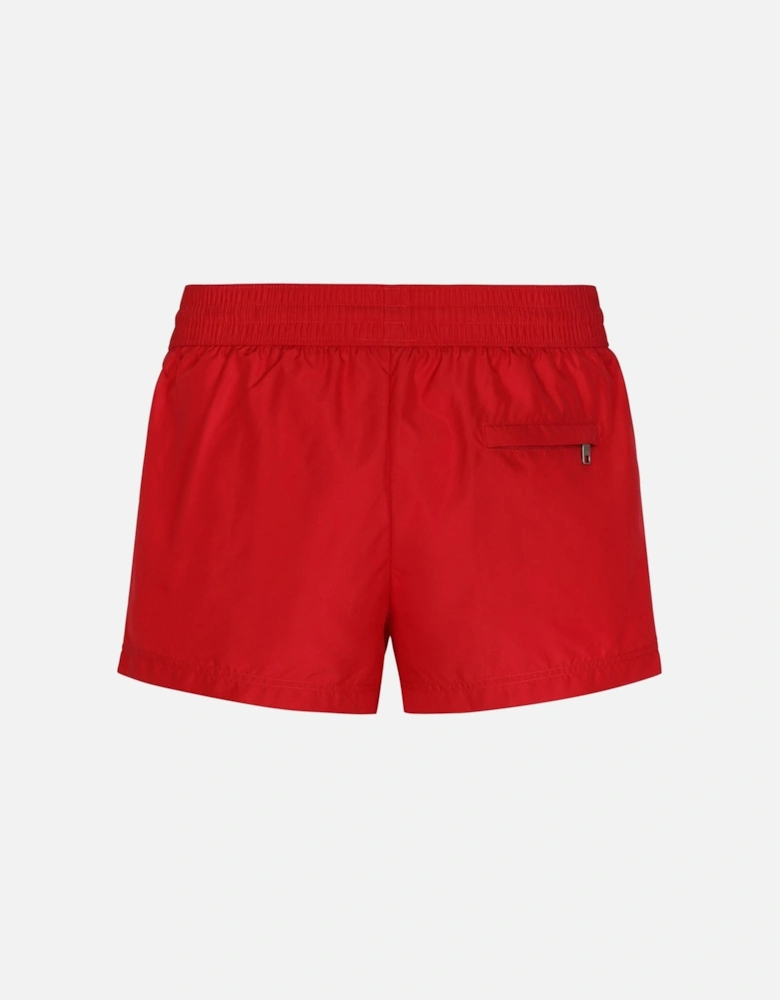 Plaque Swimshorts Red