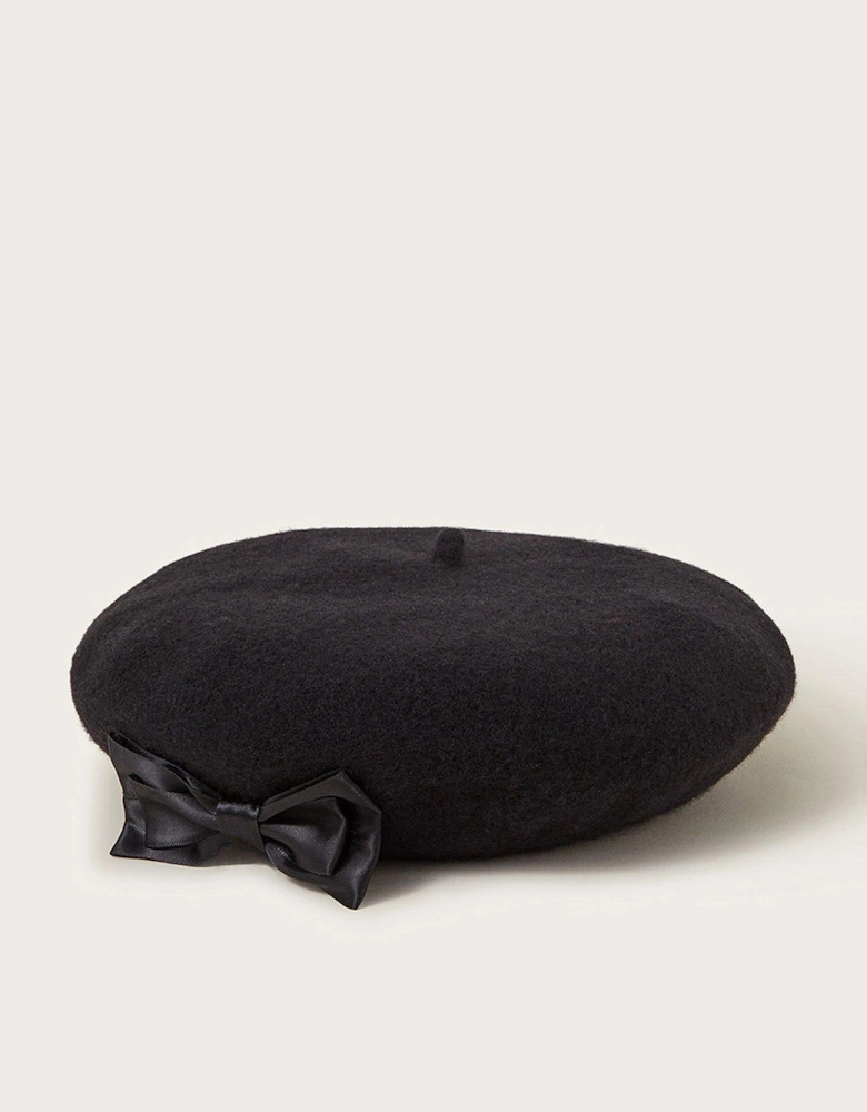 Girls Beret - Black