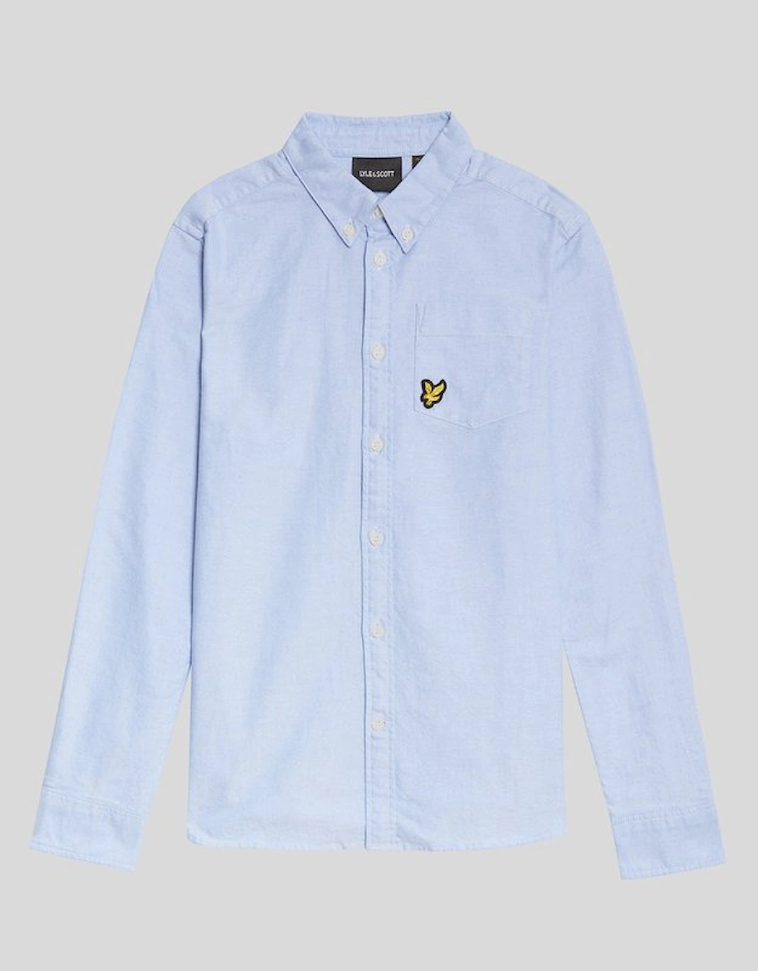 Lyle And Scott Boy's Oxford Shirt - Blue - Size: 9/10 y