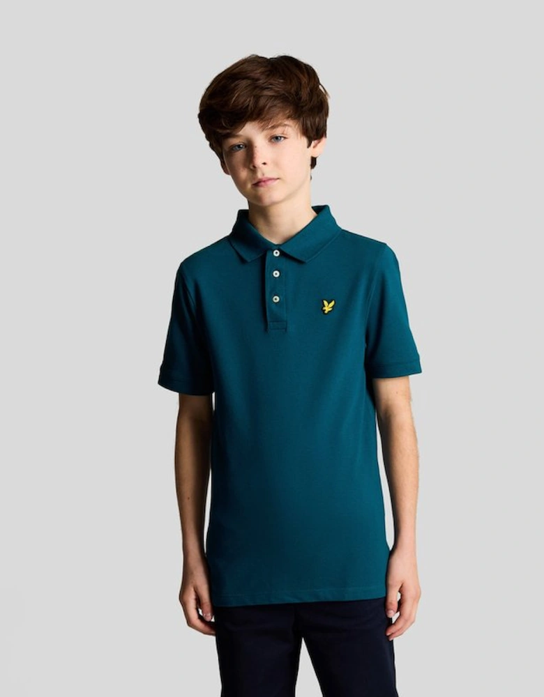 Kids Plain Polo Shirt