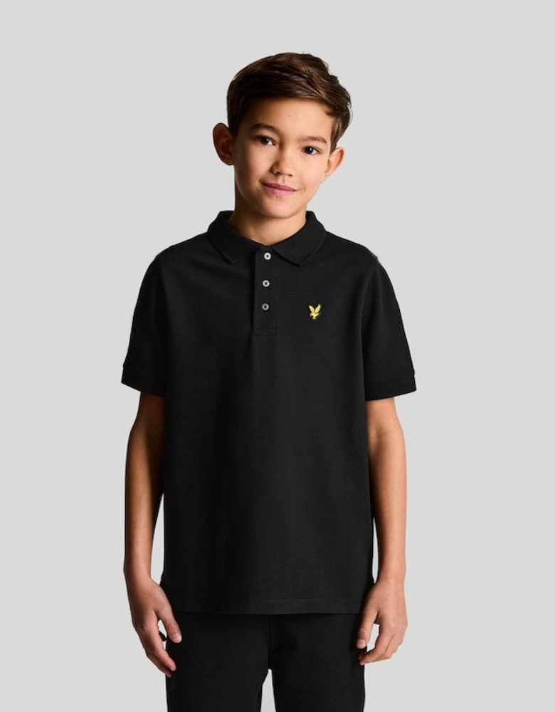 Kids Plain Polo Shirt