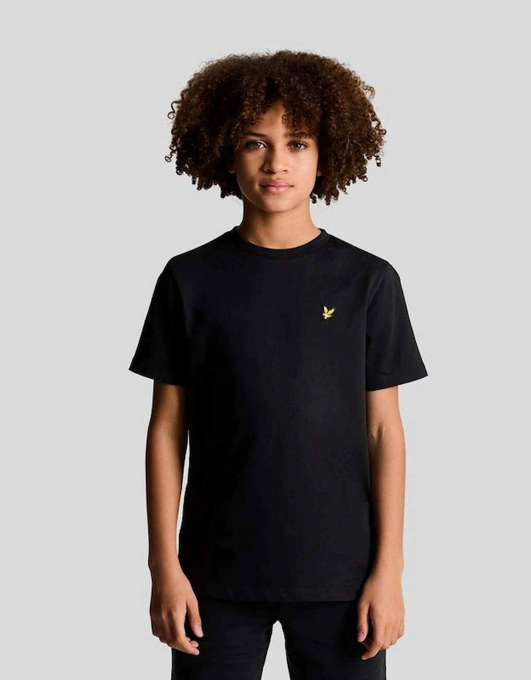 Lyle And Scott Boy's Cotton T-Shirt - Black - Size, 15 Years/16 Years