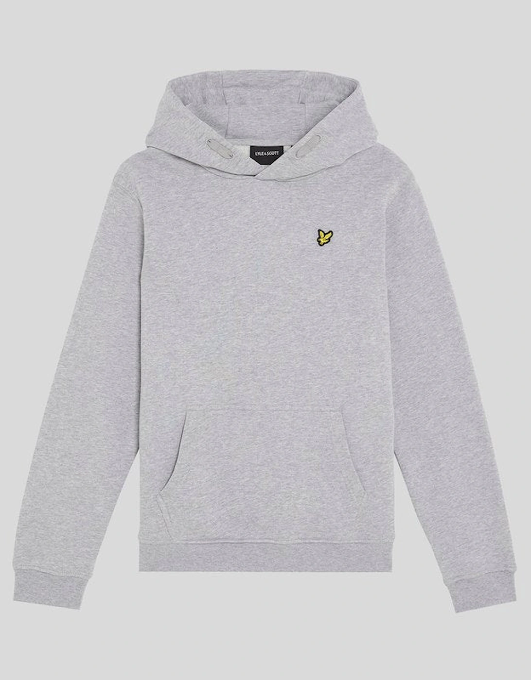 Lyle And Scott Boy's Loopback Cotton Hoodie - Grey - Size, 12 Years/13 Years