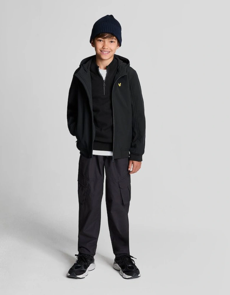 Kids Softshell Hooded Jacket