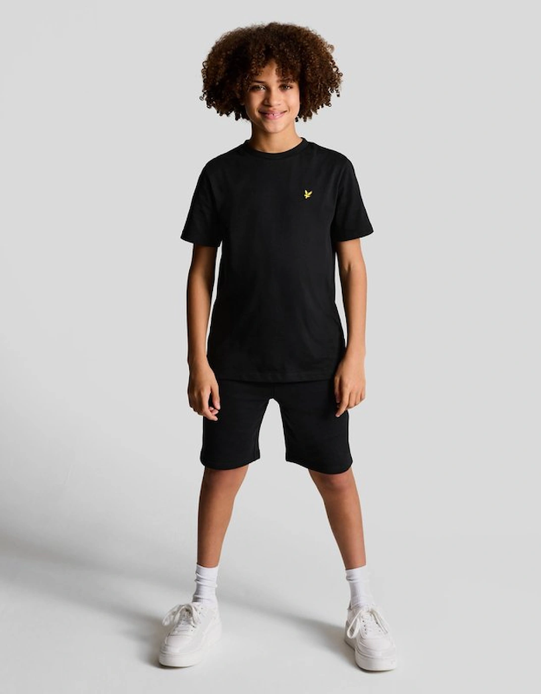 Lyle And Scott Boys Black 'S Sweat Shorts - Size: 8 Years/9 Years Kids