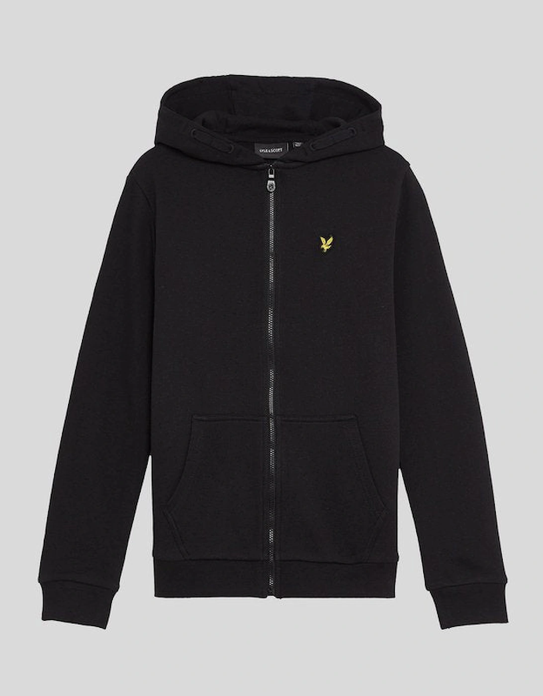 Lyle And Scott Boys Black 'S Loopback Cotton Full Zip Hoodie - Size: 10 Years/11 Years Kids