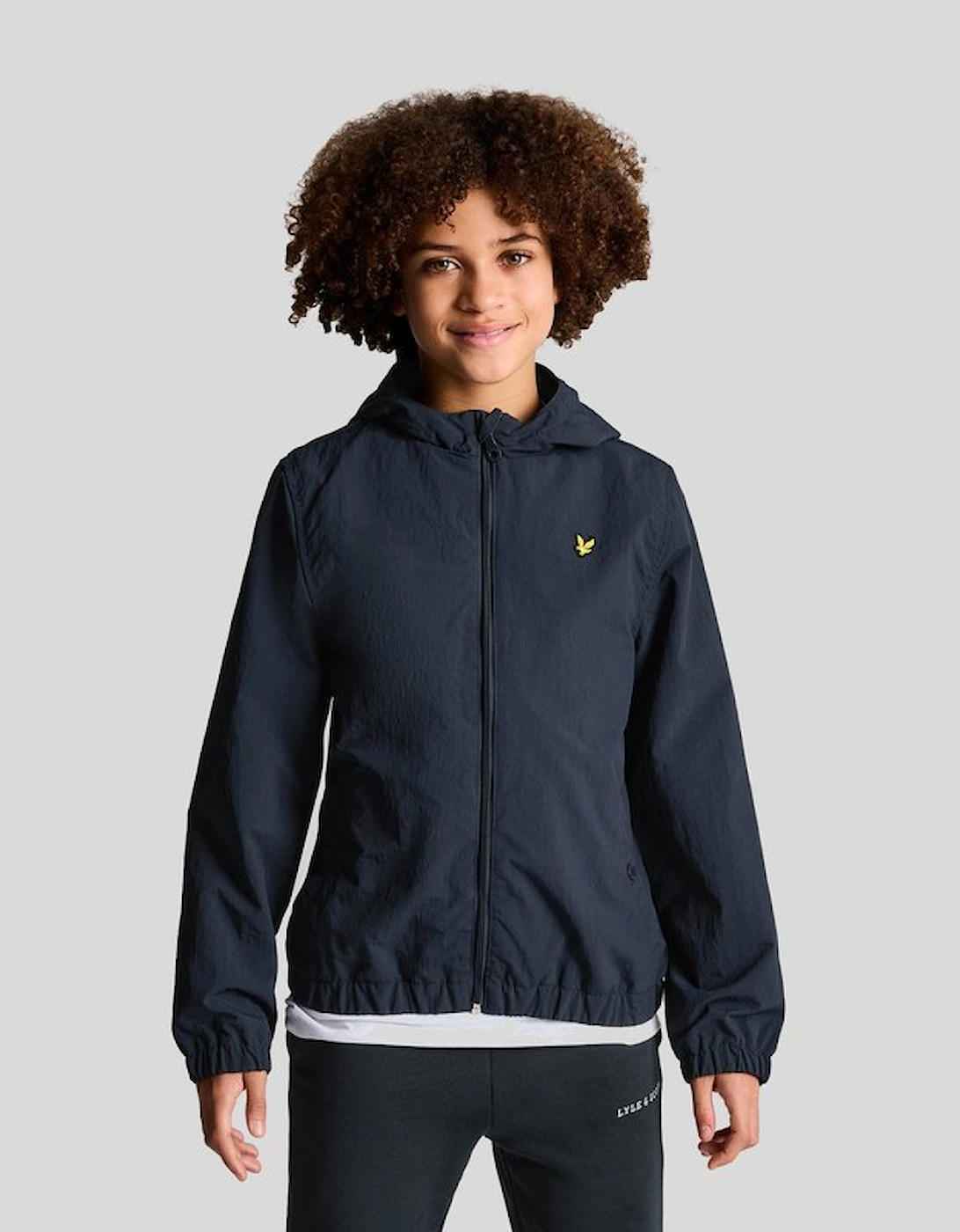 Kids Zip Through Hooded Jacket