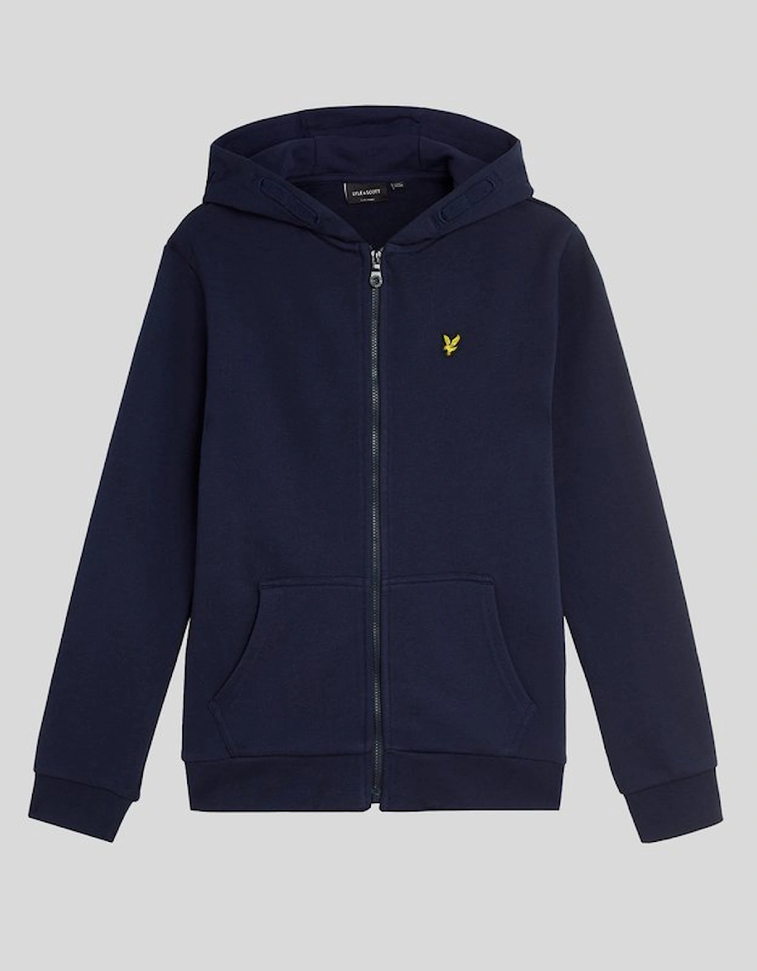 Lyle & Scott Lyle And Scott Boy's Loopback Cotton Full Zip Hoodie - Navy