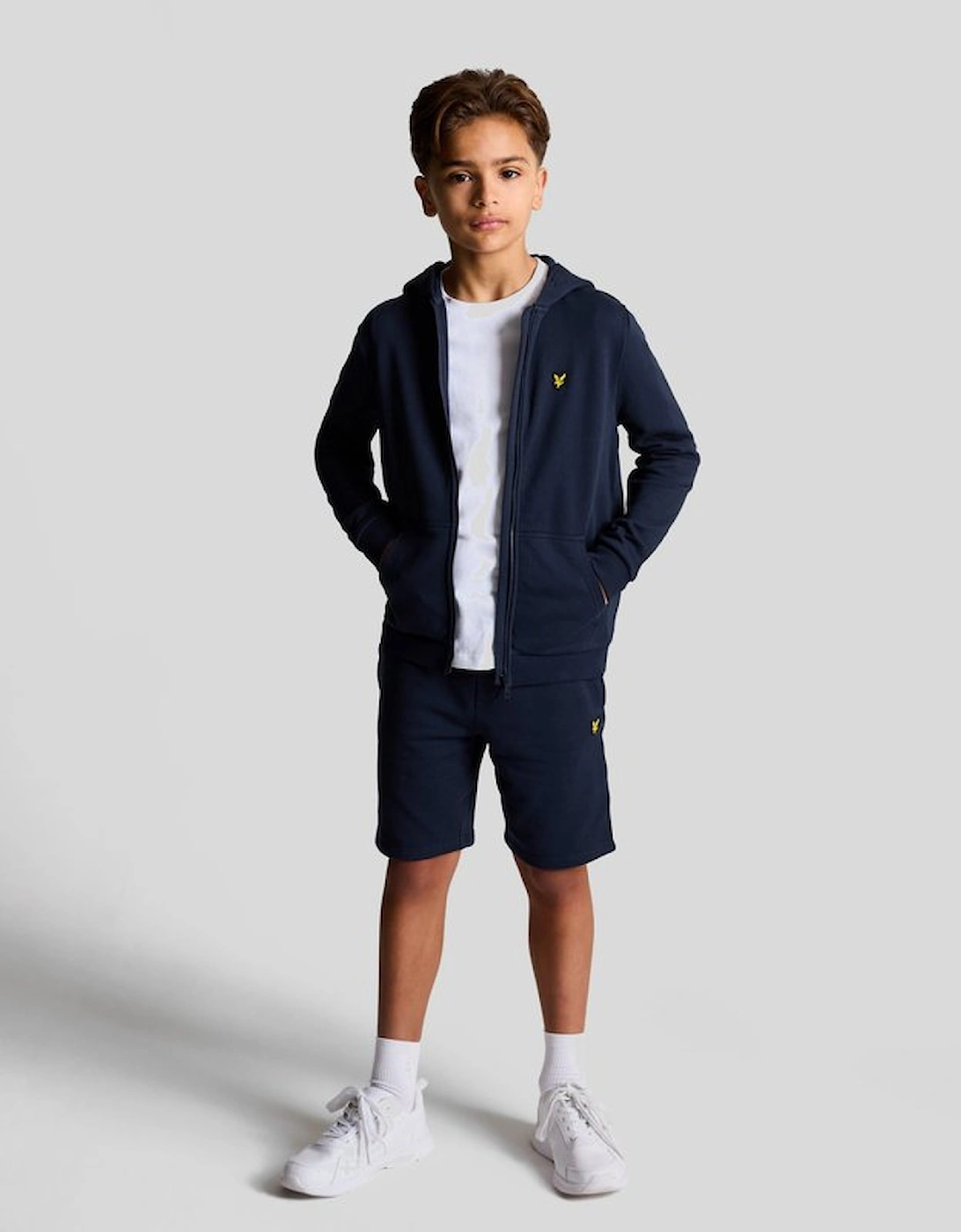 Lyle And Scott Unisex Zip Through Hoodie - : Size 12/13 Y Kids
