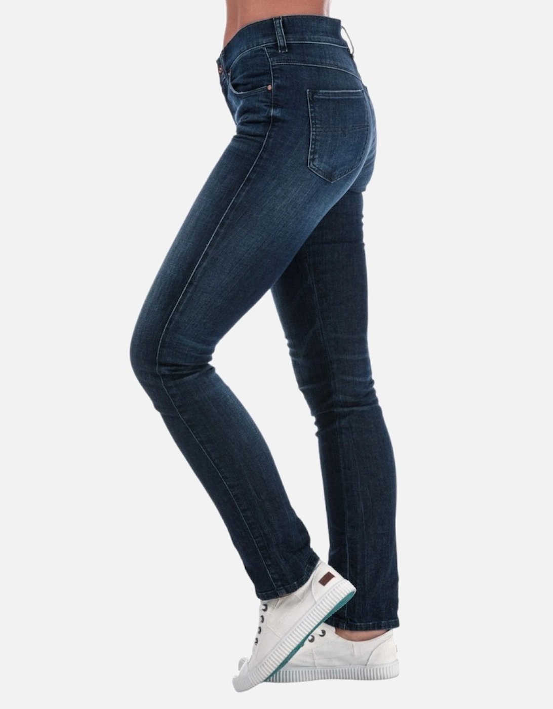 SANDY 0685T Womens Jeans Regular Slim Straight Regular Waist Fit Pants