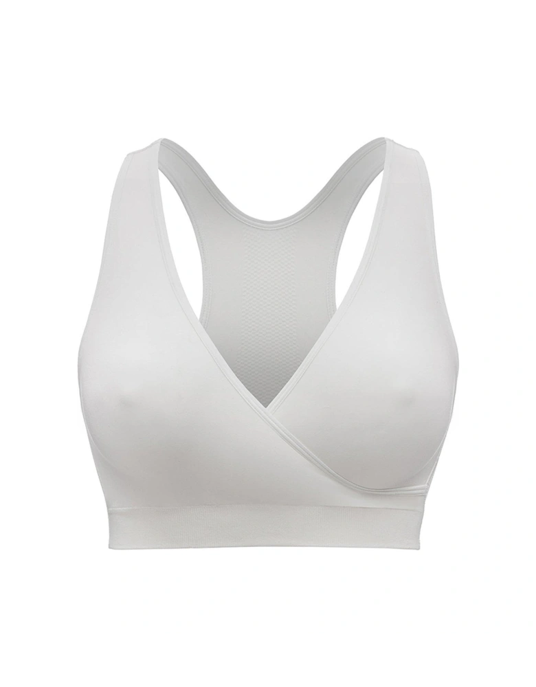 White Keep Cool Sleep Bra