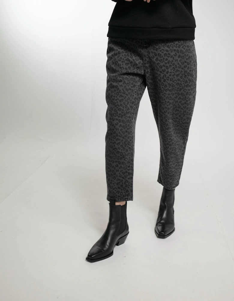 CAROLINE TROUSERS IN LEO GREY