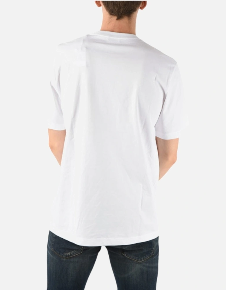 T JUST Y2 Mens T-Shirt Short Sleeve Crew Neck Tee Summer Casual White Top