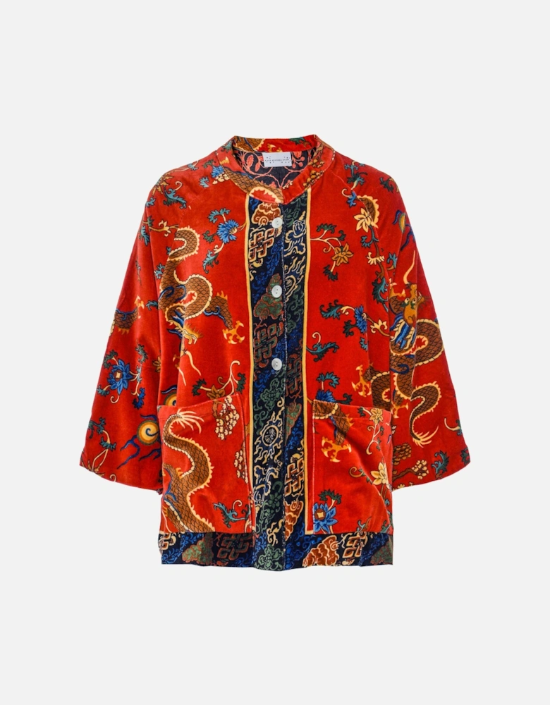 Dragon Rust Velvet Jacket