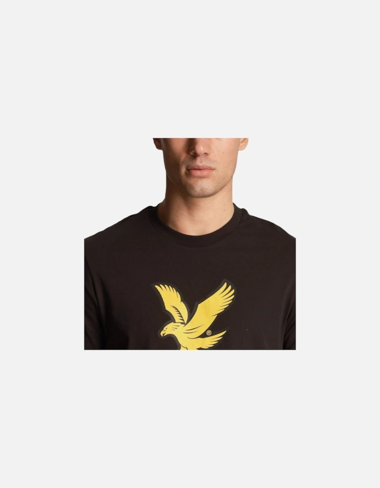 Lyle & Scott Mens Graphic T Shirts Short Sleeve Glitch Printed Summer Cotton Tee