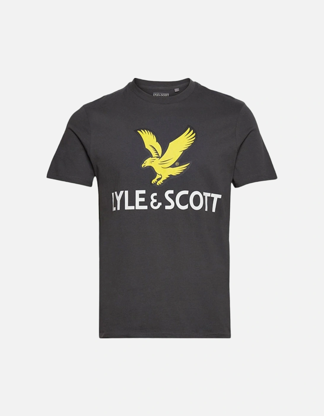 Lyle & Scott Mens Graphic T Shirts Short Sleeve Glitch Printed Summer Cotton Tee