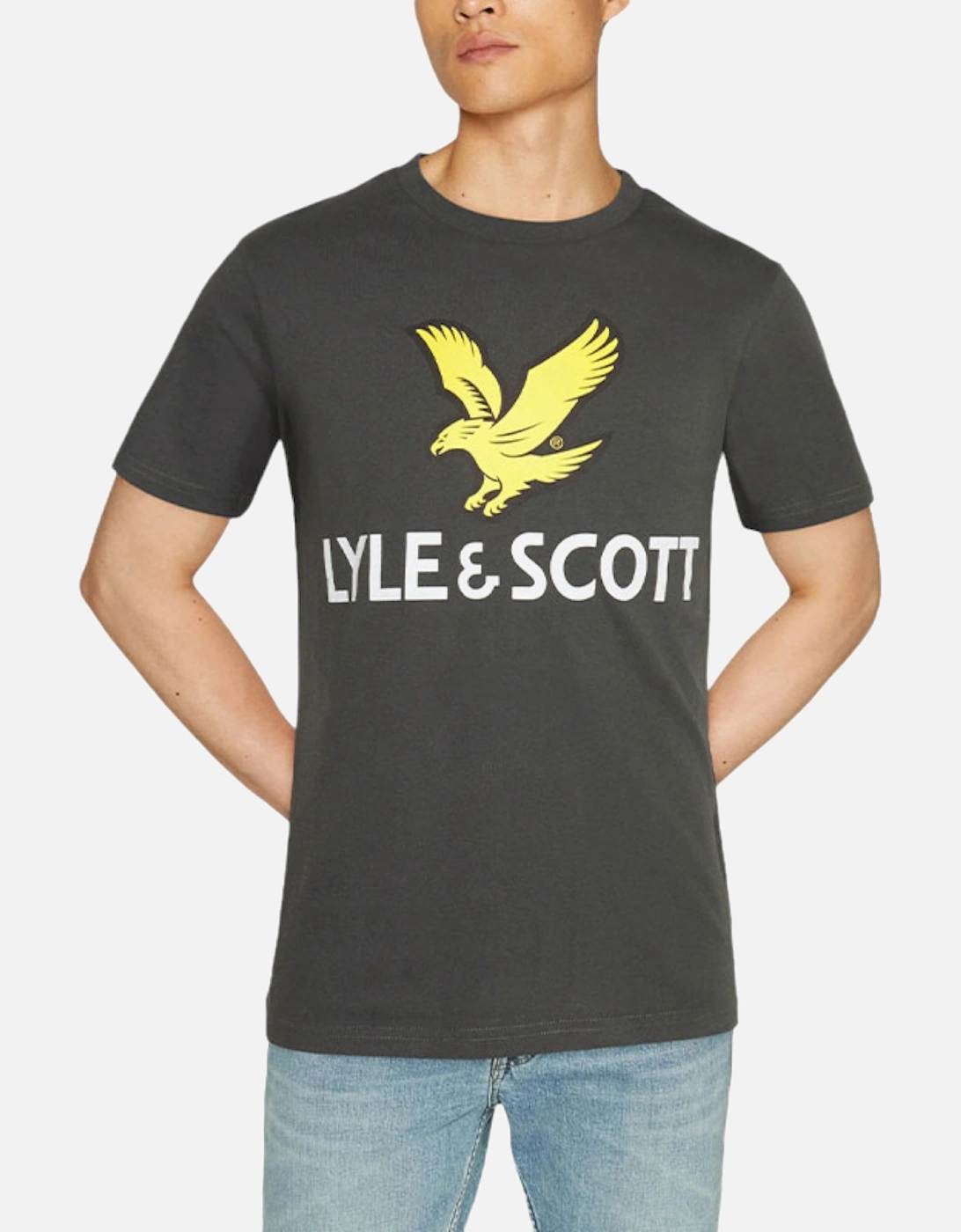 Lyle & Scott Mens Graphic T Shirts Short Sleeve Glitch Printed Summer Cotton Tee, 7 of 6