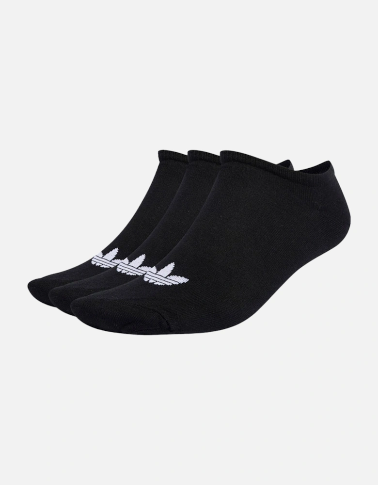 Mens Womens Ankle Socks 3X Pack Regular Soft Cotton Low Cut Trainer Black