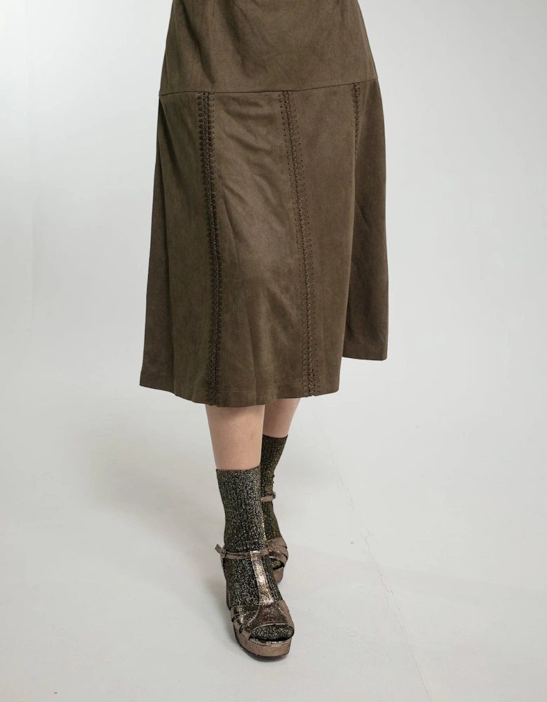 ELISA SKIRT IN KHAKI