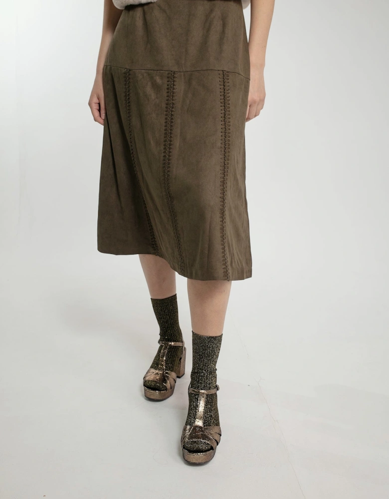 ELISA SKIRT IN KHAKI