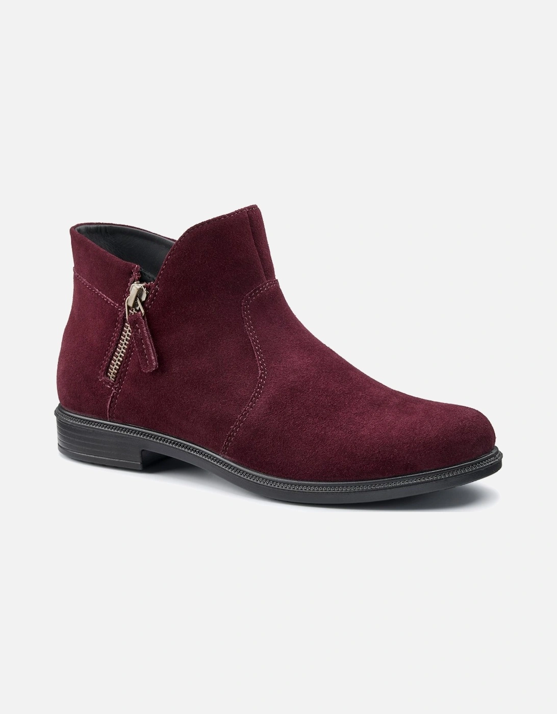 Hotter Women's Red Ludlow Ankle Boots  Size 6.5