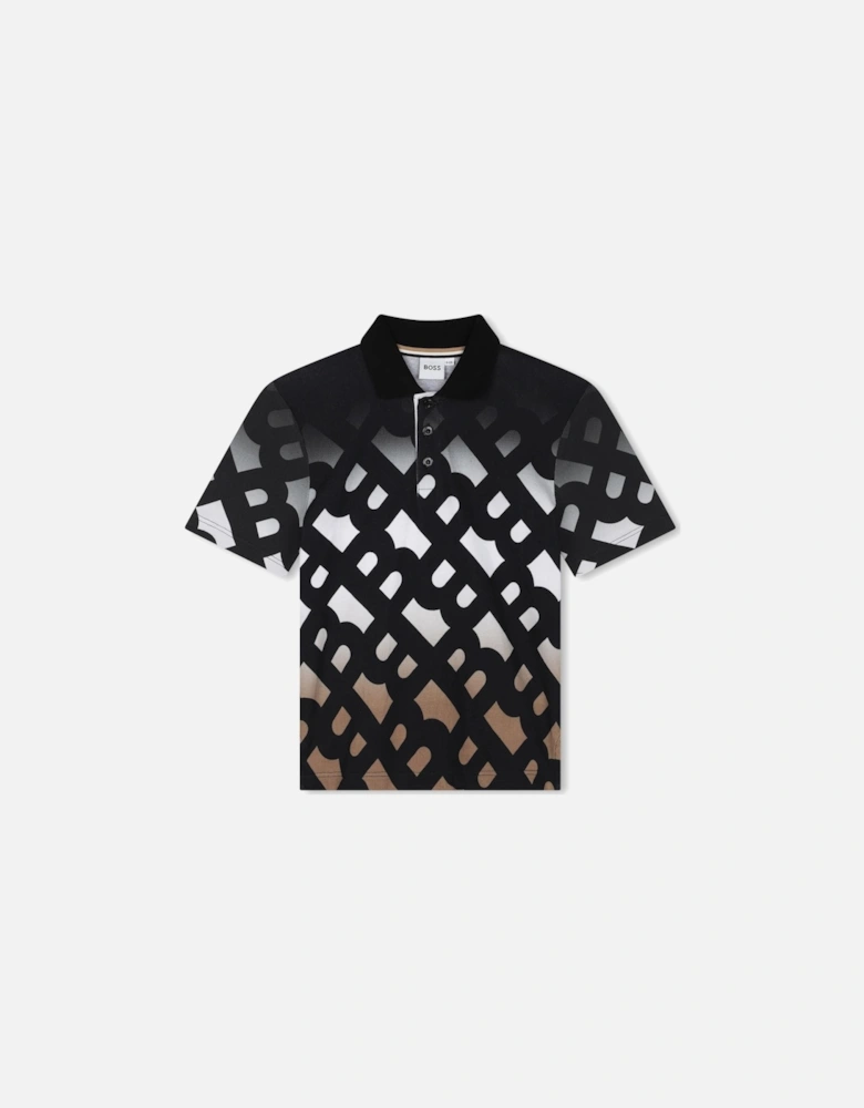 BOSS BOYS BLACK POLO J51174