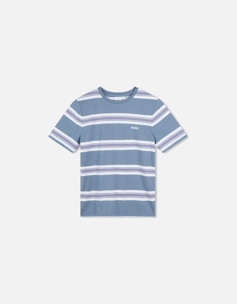 BOSS SLATE BLUE T SHIRT J51207