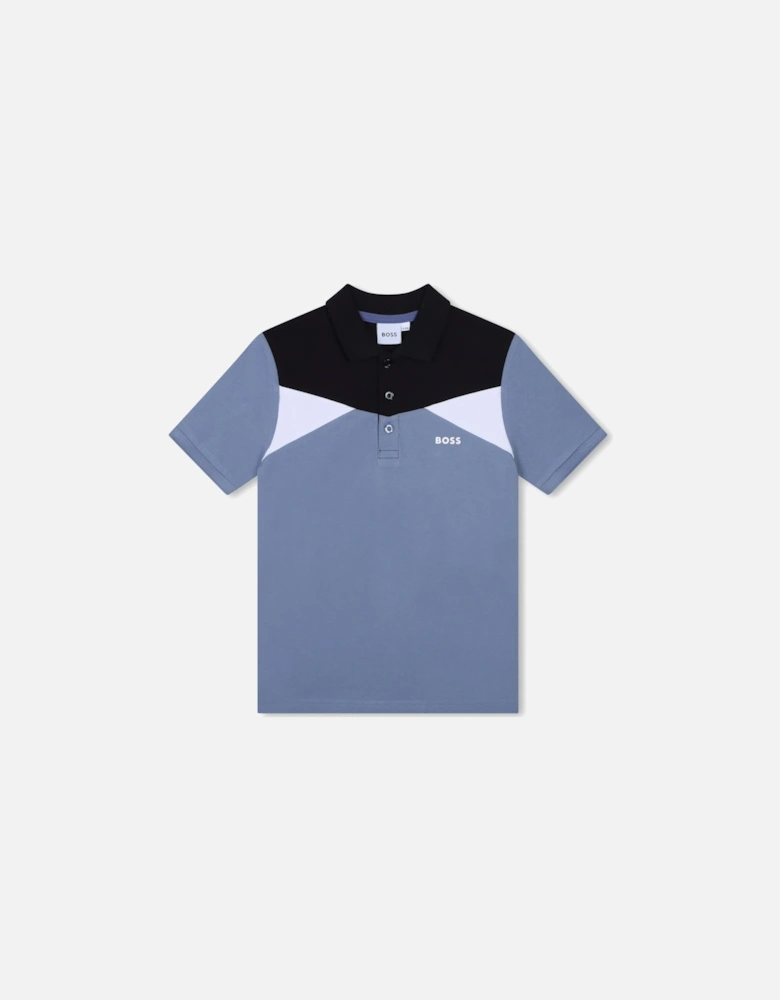 BOSS SLATE BLUE POLO SHIRT J51167