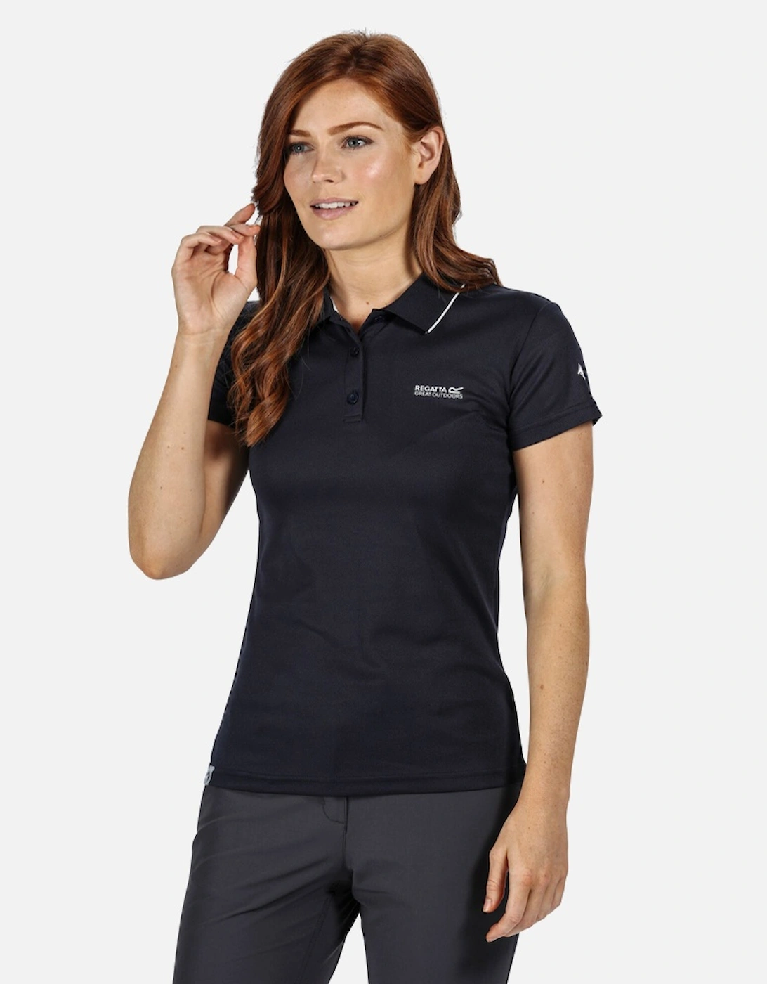 Womens Maverick V Quick Drying Wicking Polo Shirt, 6 of 5