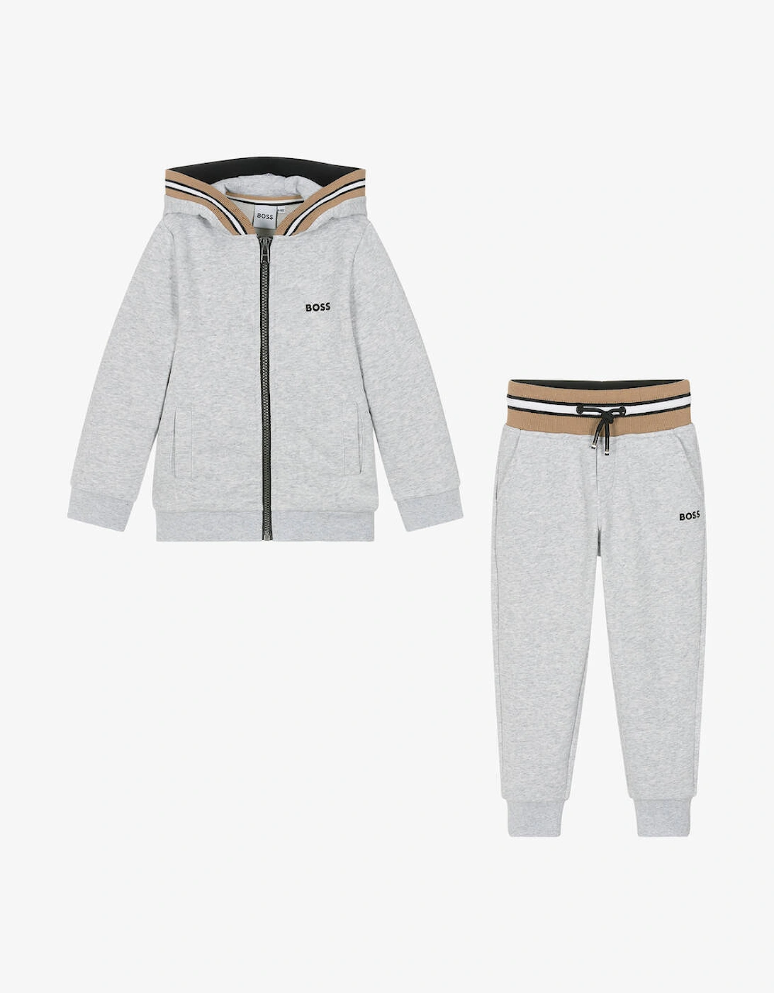 BOSS BOYS GREY TRACKSUIT J51135, 4 of 3