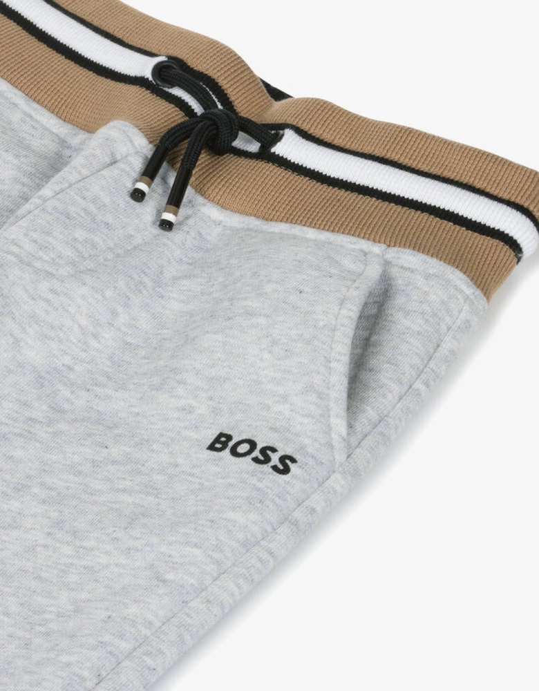 BOSS BOYS GREY TRACKSUIT J51135