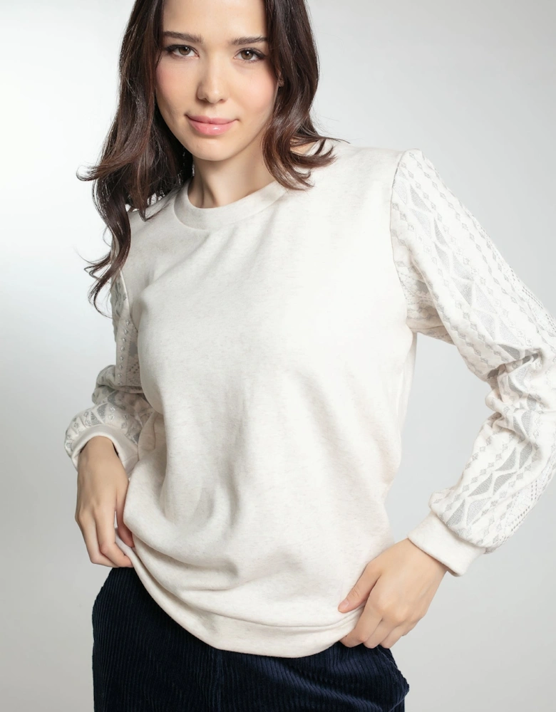 ANNABELLE SWEATER IN CREAM