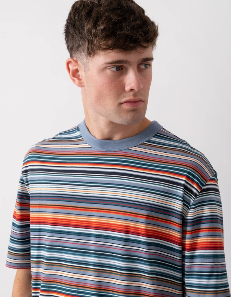 PS Mens Short Sleeve Stripe T-shirt