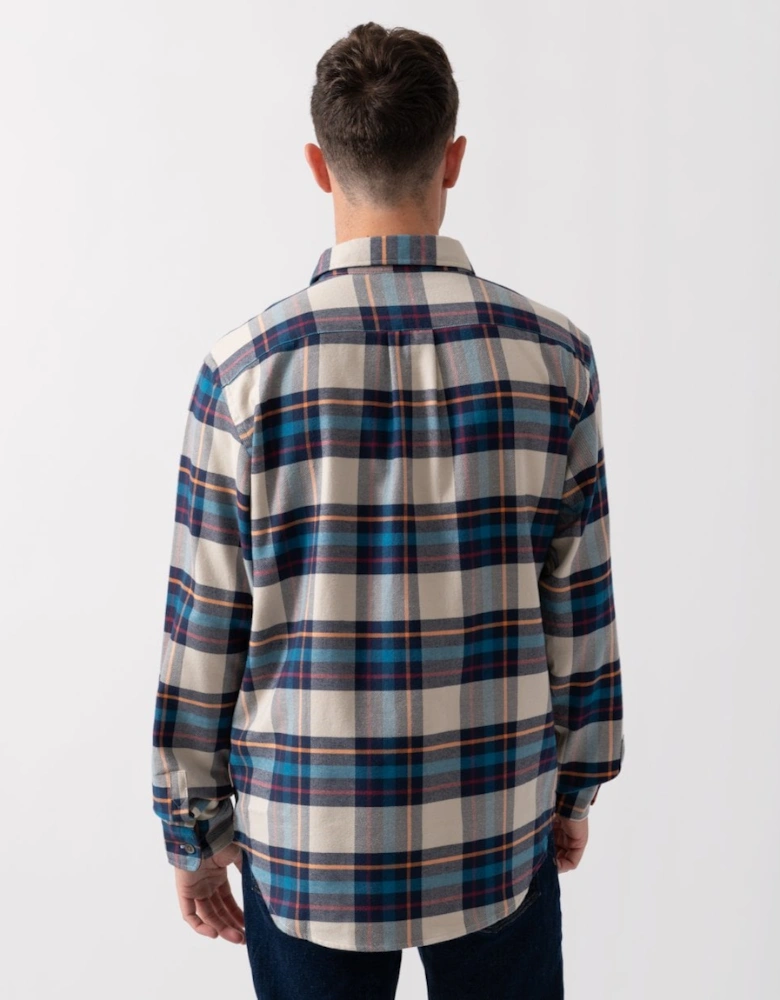 PS Mens Long Sleeve Casual Fit Check Shirt